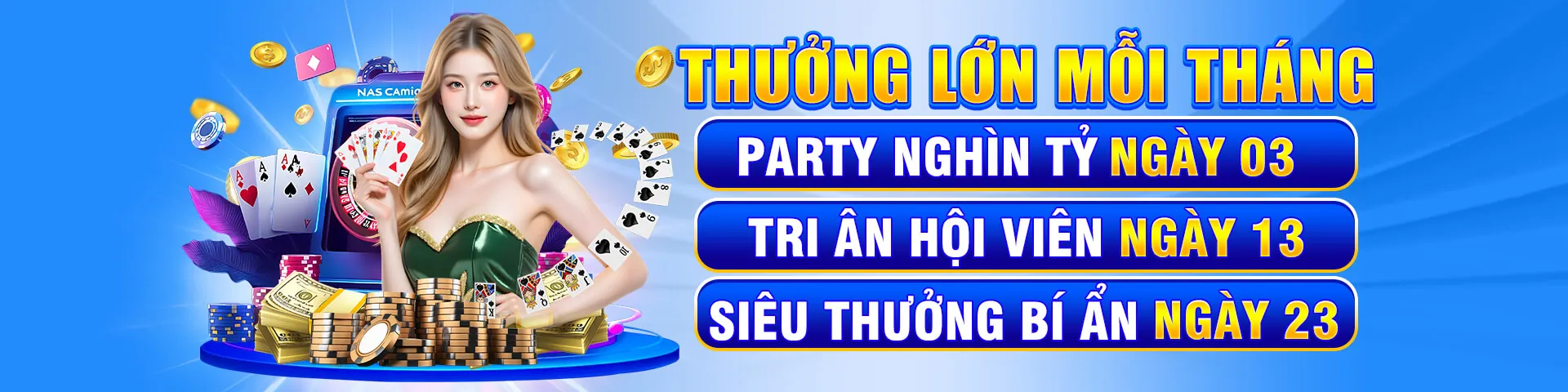 Bàn chơi Blackjack với chip và lá bài